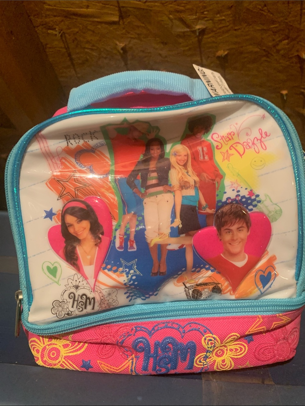 Hannah Montana Pink & Aqua Kids Lunch Bag